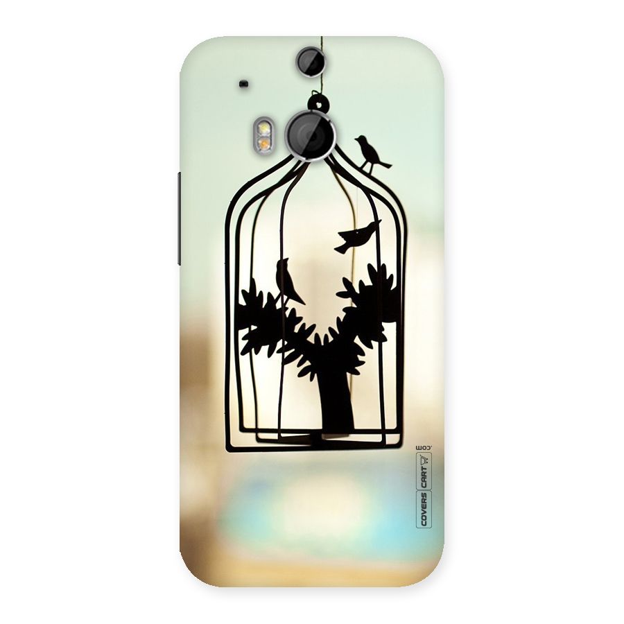 Beautiful Pegion Cage Back Case for HTC One M8