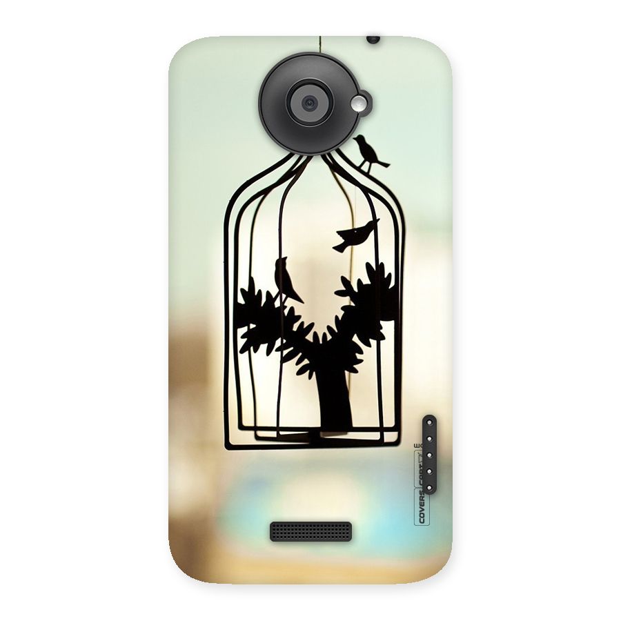 Beautiful Pegion Cage Back Case for HTC One X