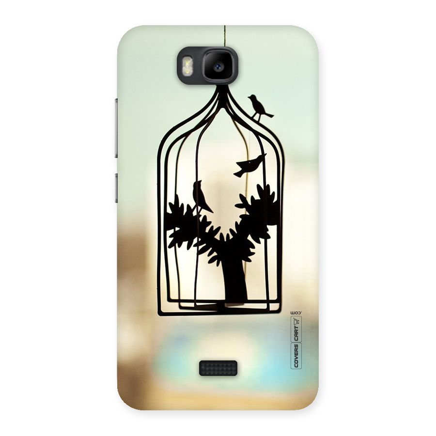 Beautiful Pegion Cage Back Case for Honor Bee