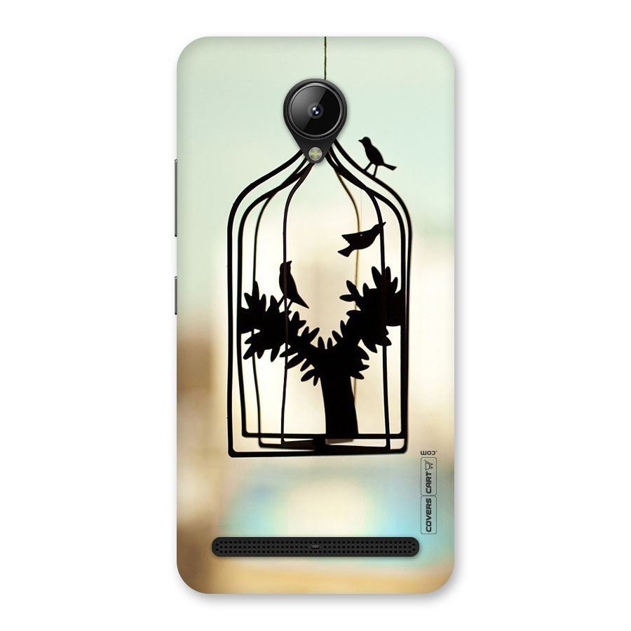 Beautiful Pegion Cage Back Case for Lenovo C2