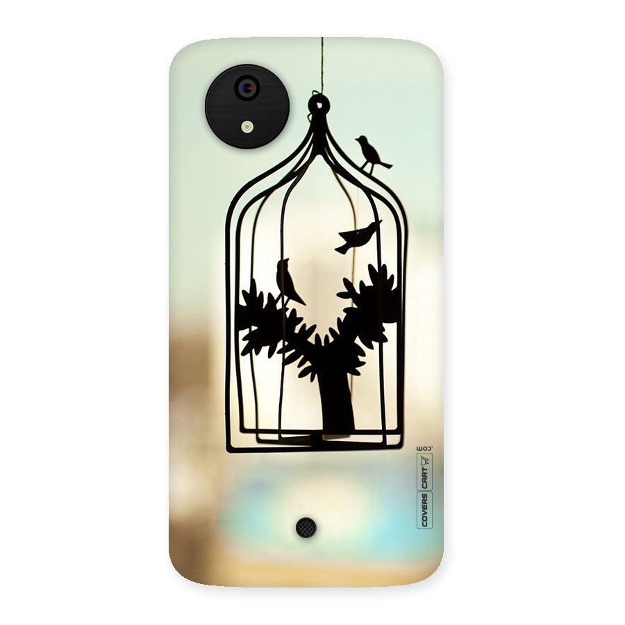Beautiful Pegion Cage Back Case for Micromax Canvas A1