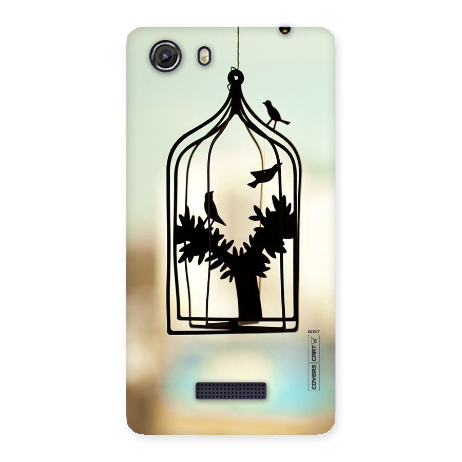 Beautiful Pegion Cage Back Case for Micromax Unite 3