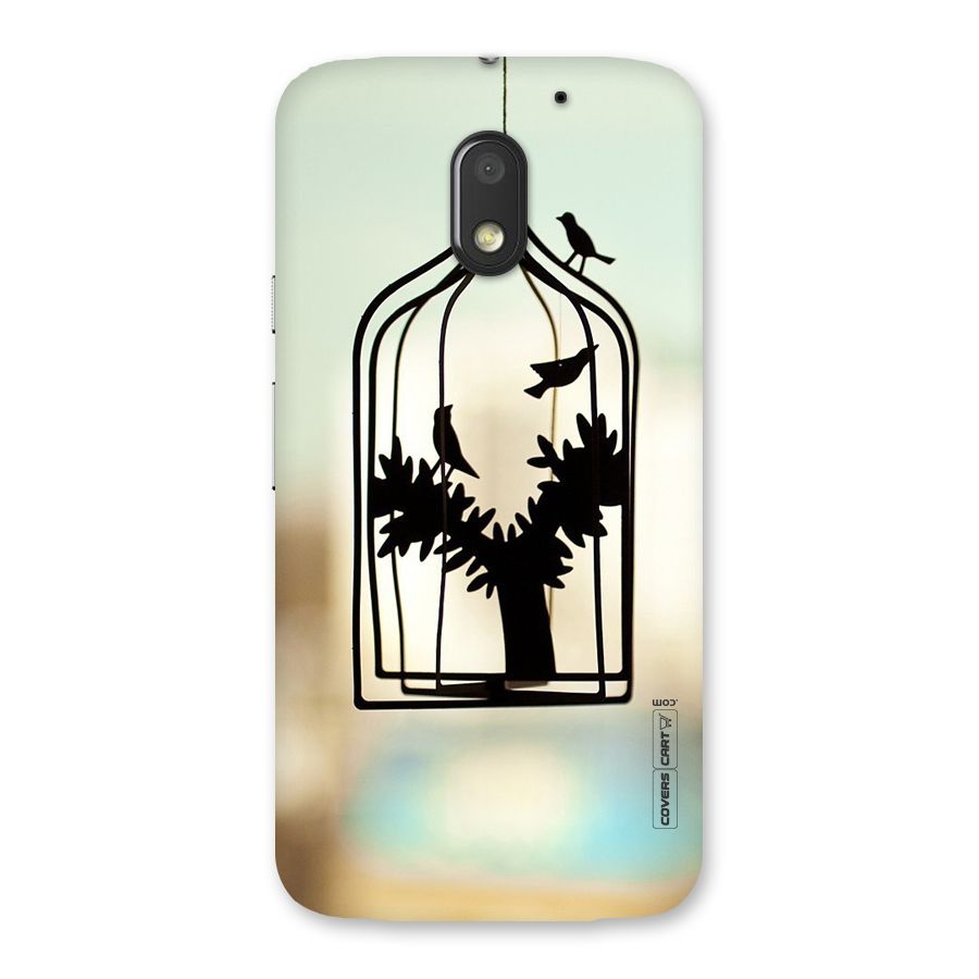 Beautiful Pegion Cage Back Case for Moto E3 Power