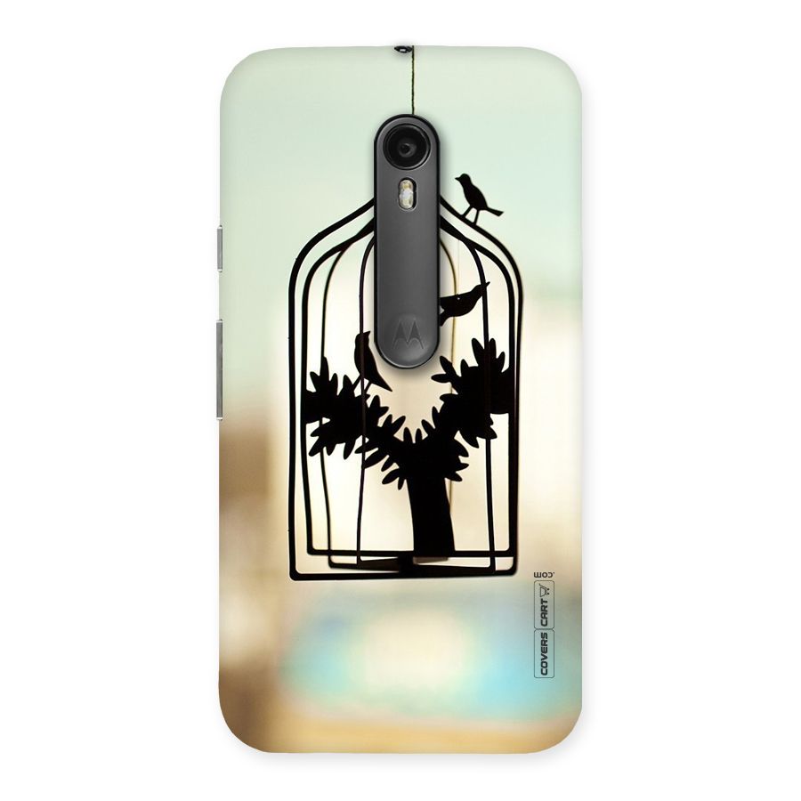 Beautiful Pegion Cage Back Case for Moto G3