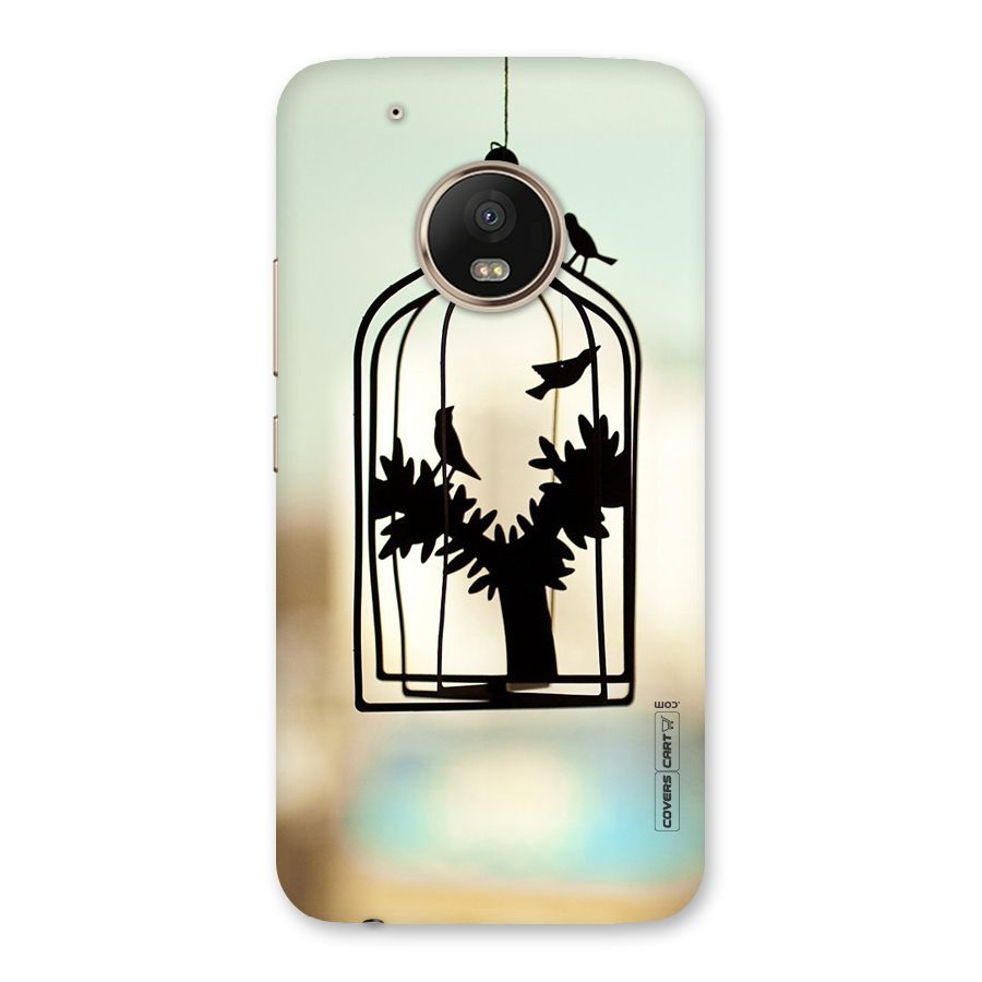 Beautiful Pegion Cage Back Case for Moto G5 Plus