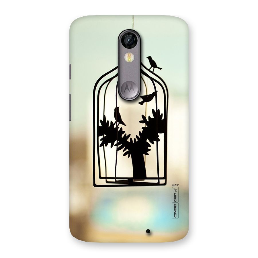 Beautiful Pegion Cage Back Case for Moto X Force