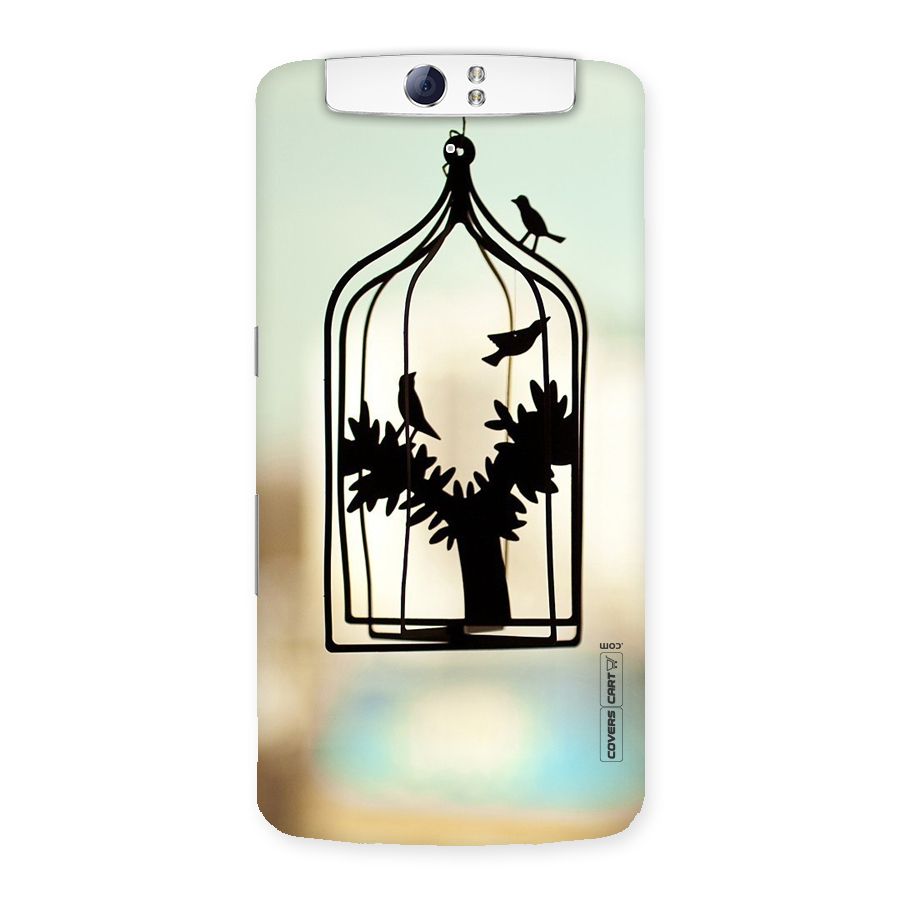 Beautiful Pegion Cage Back Case for Oppo N1