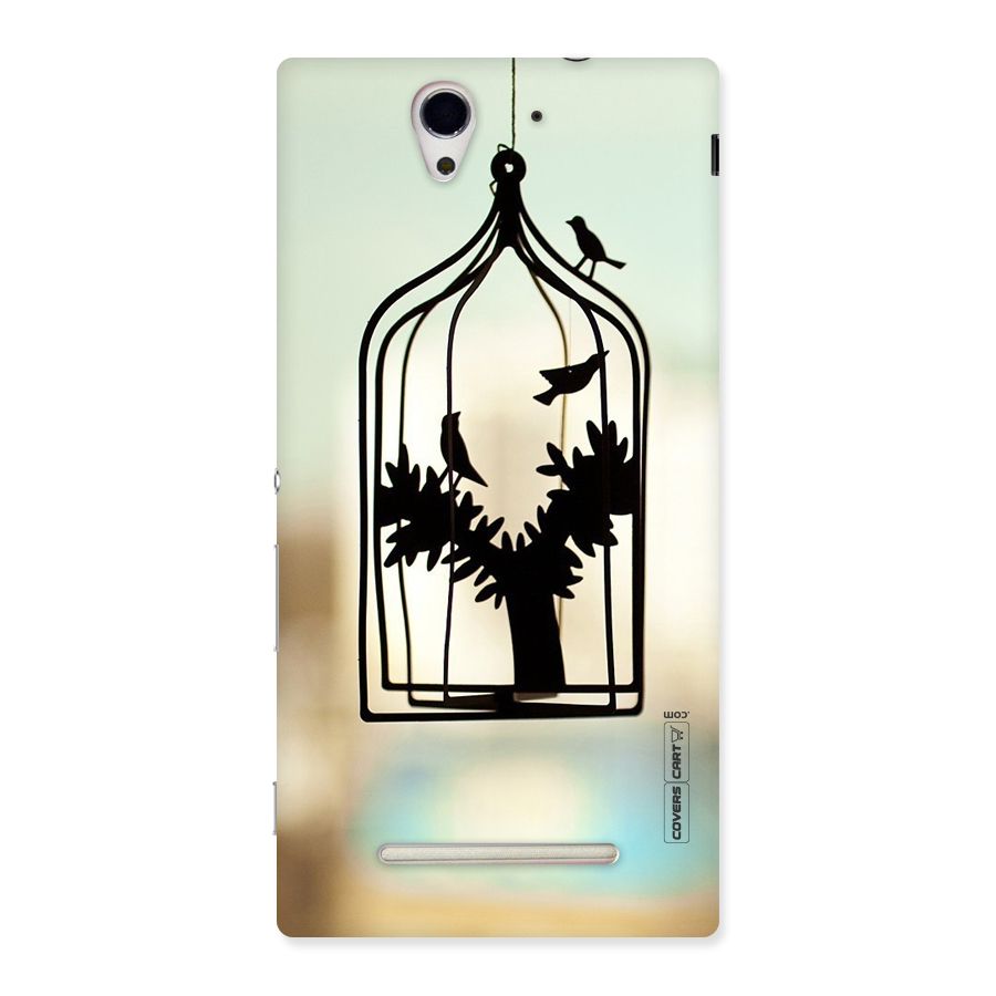 Beautiful Pegion Cage Back Case for Sony Xperia C3