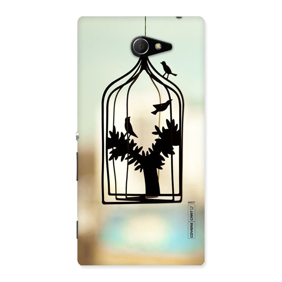 Beautiful Pegion Cage Back Case for Sony Xperia M2