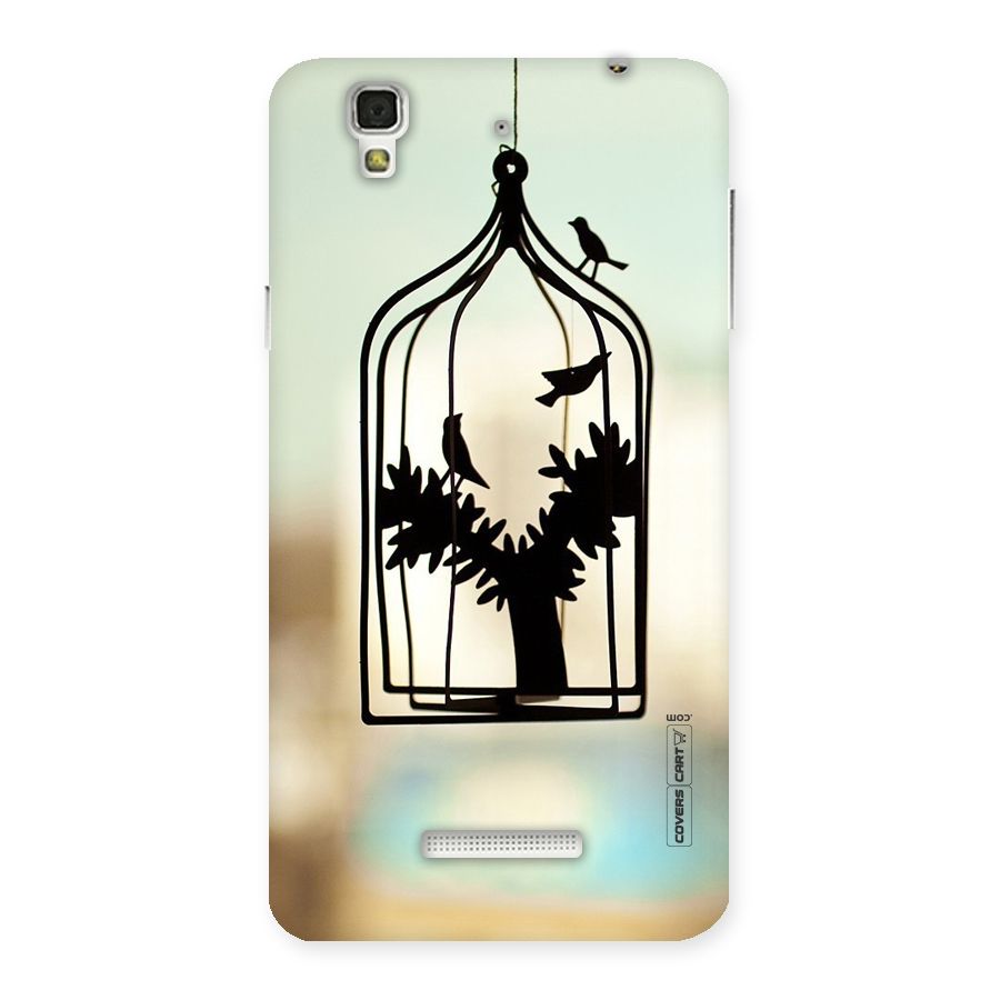 Beautiful Pegion Cage Back Case for Yu Yureka