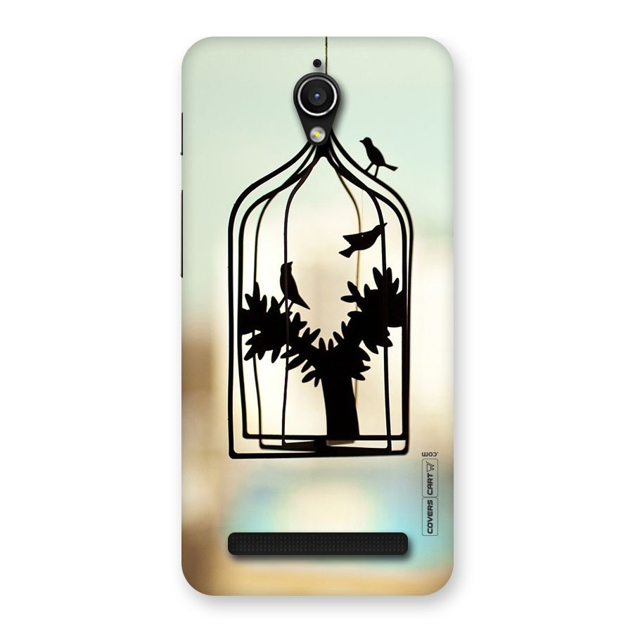Beautiful Pegion Cage Back Case for Zenfone Go