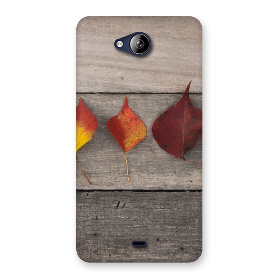 Beautiful Wood Leafs Back Case for Canvas Play Q355