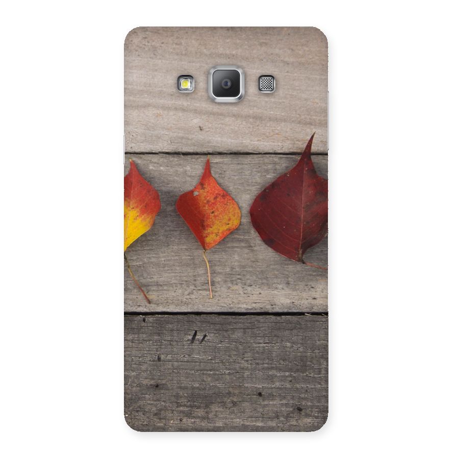 Beautiful Wood Leafs Back Case for Galaxy A7