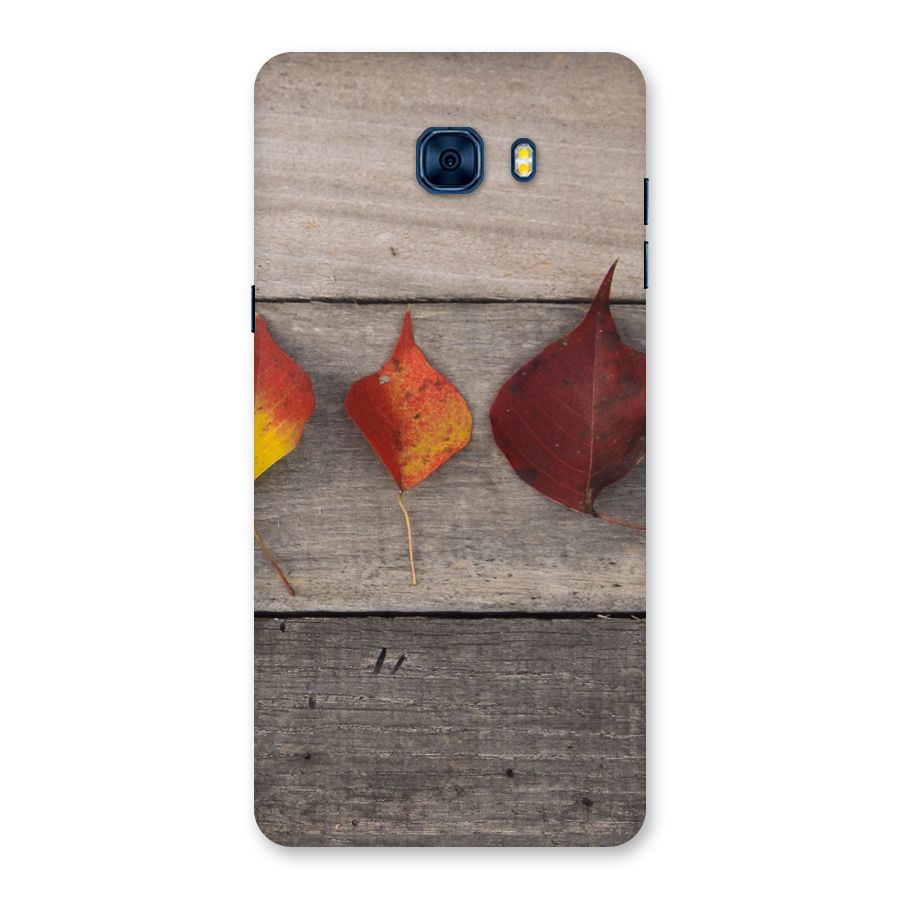 Beautiful Wood Leafs Back Case for Galaxy C7 Pro