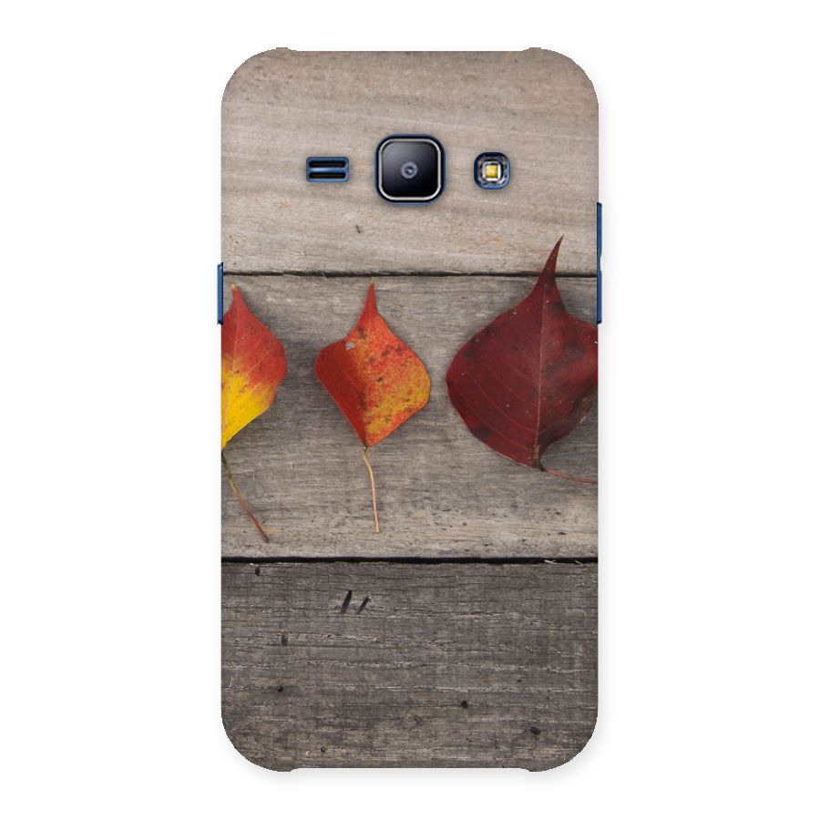 Beautiful Wood Leafs Back Case for Galaxy J1