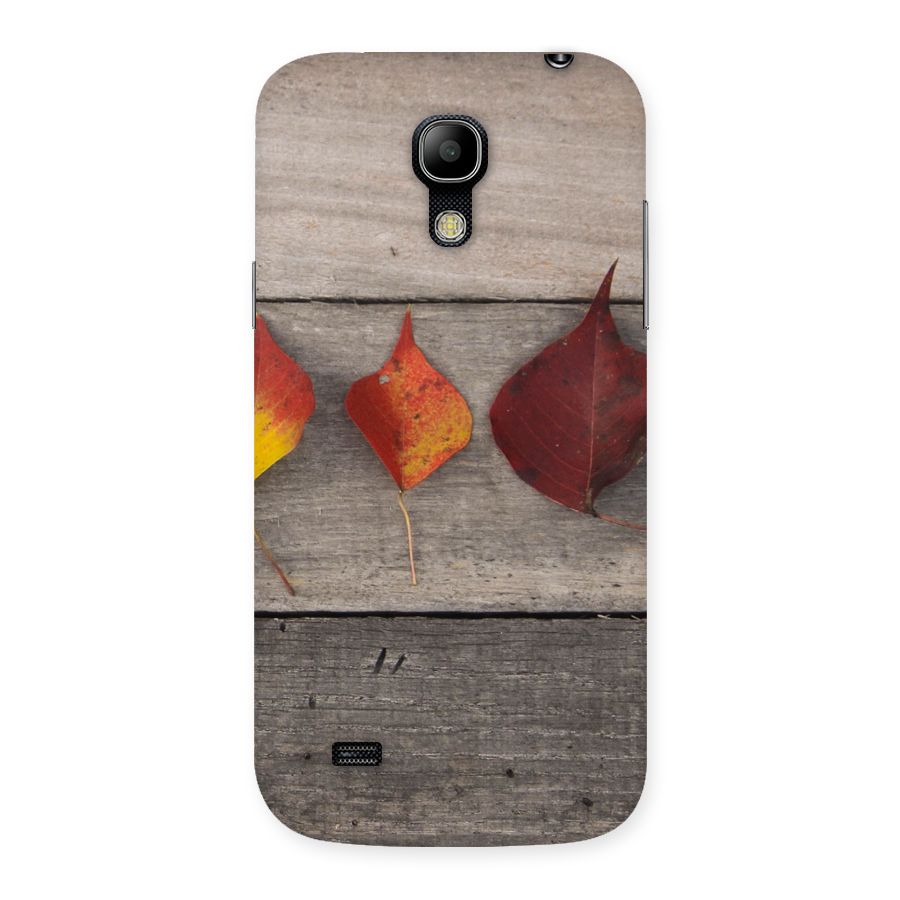 Beautiful Wood Leafs Back Case for Galaxy S4 Mini