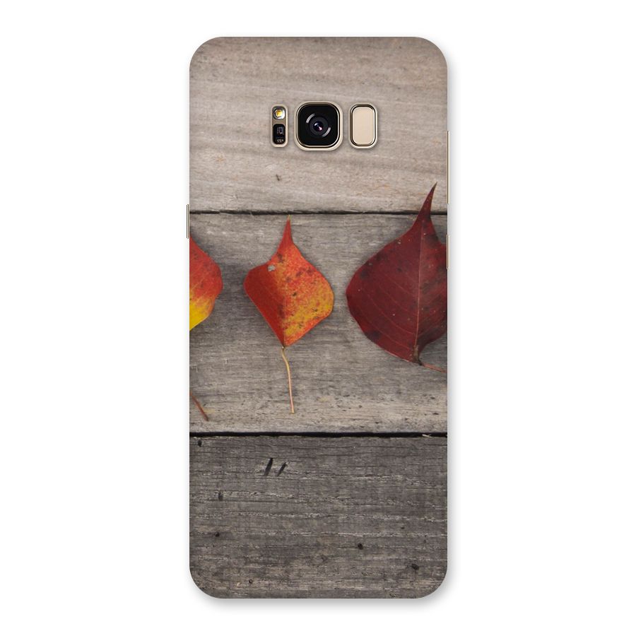 Beautiful Wood Leafs Back Case for Galaxy S8 Plus