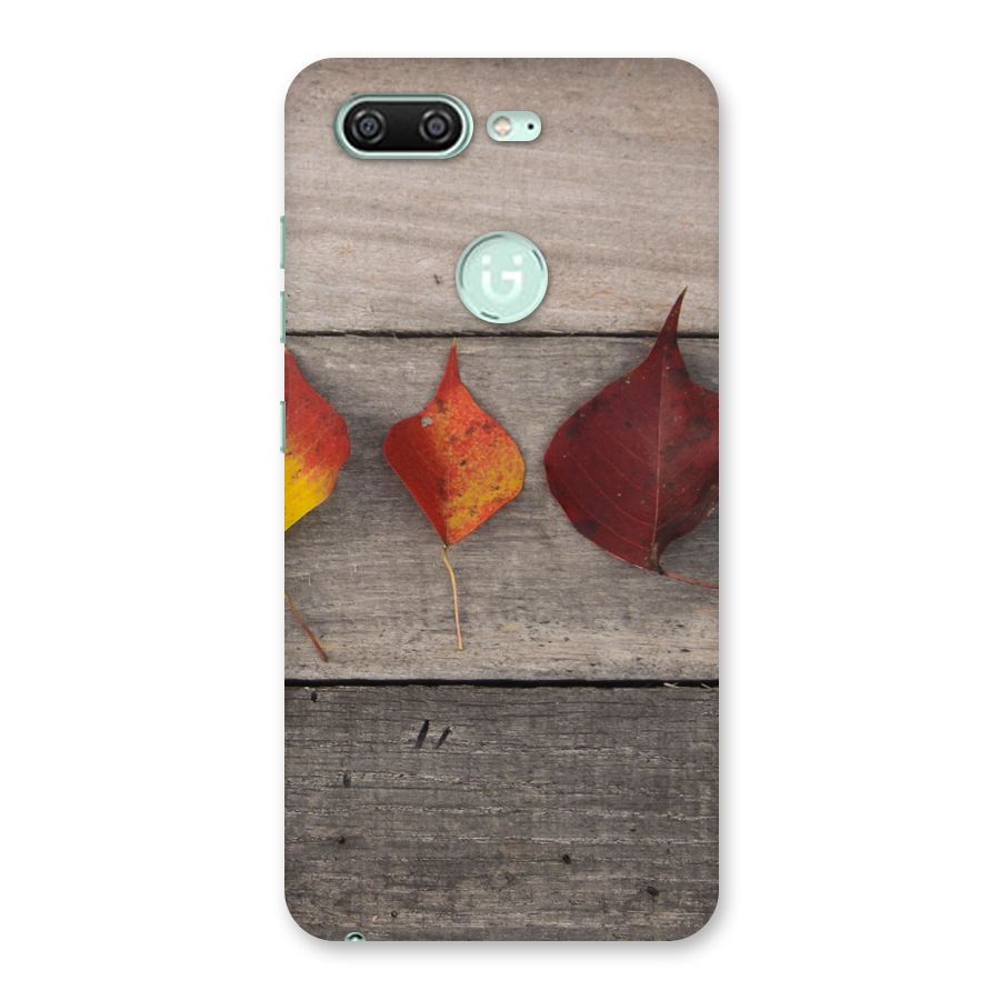Beautiful Wood Leafs Back Case for Gionee S10