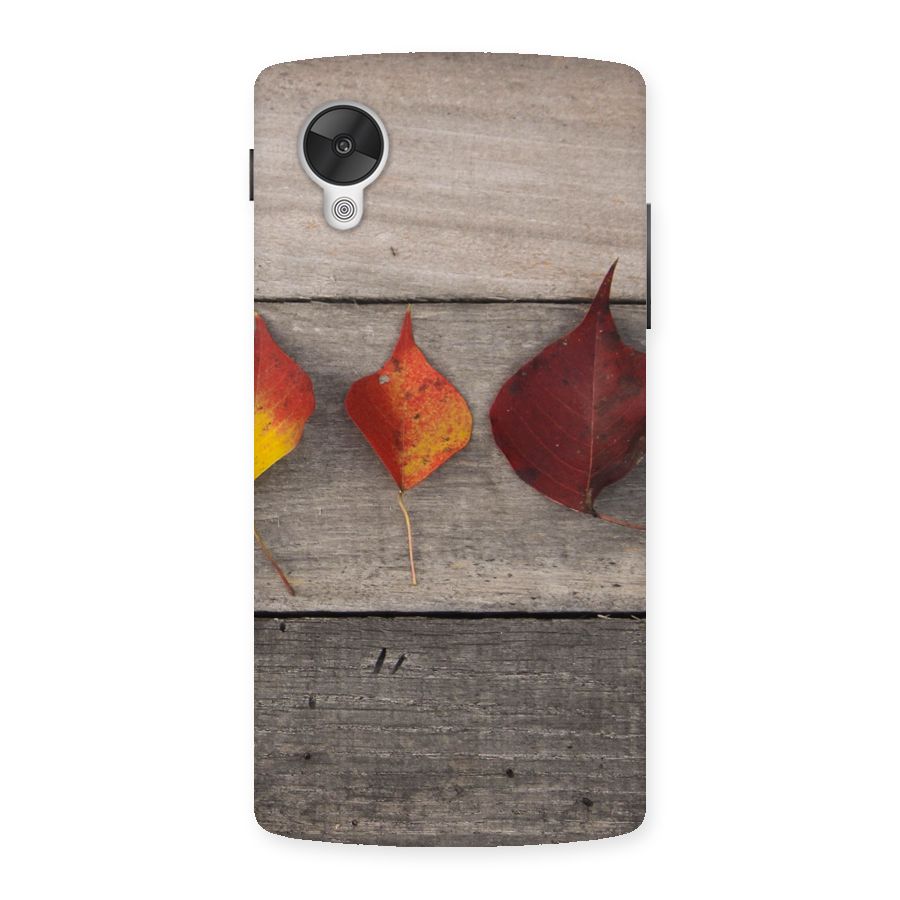 Beautiful Wood Leafs Back Case for Google Nexsus 5