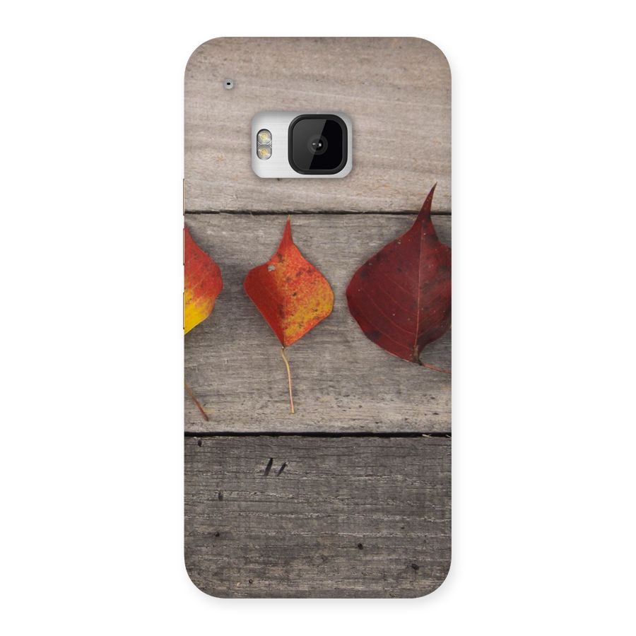 Beautiful Wood Leafs Back Case for HTC One M9