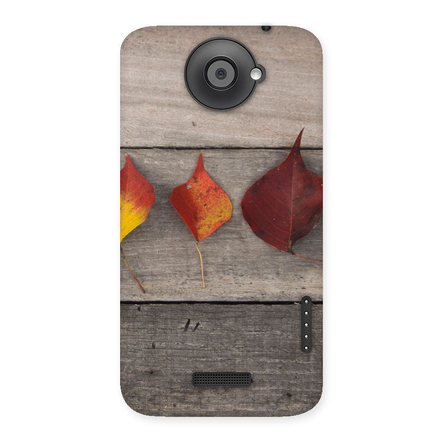 Beautiful Wood Leafs Back Case for HTC One X