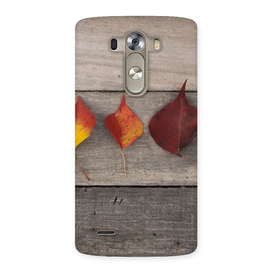 Beautiful Wood Leafs Back Case for LG G3