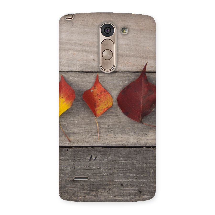 Beautiful Wood Leafs Back Case for LG G3 Stylus