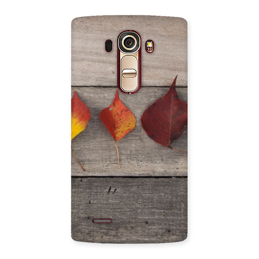 Beautiful Wood Leafs Back Case for LG G4