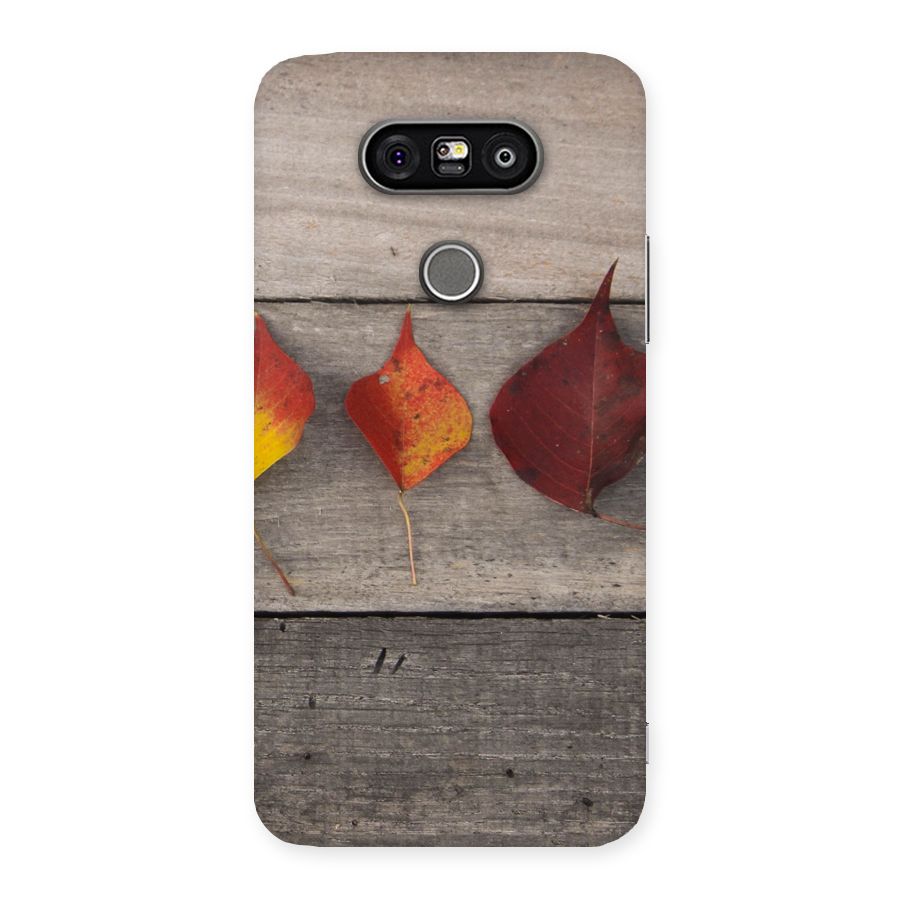 Beautiful Wood Leafs Back Case for LG G5