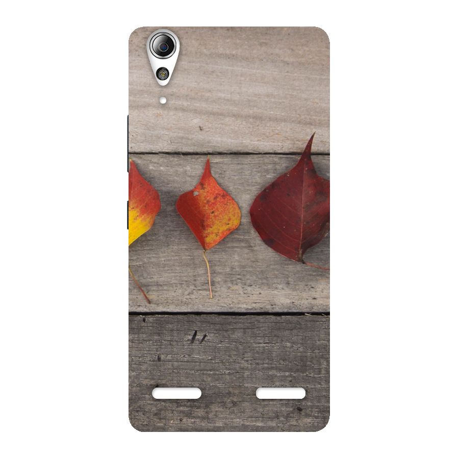 Beautiful Wood Leafs Back Case for Lenovo A6000