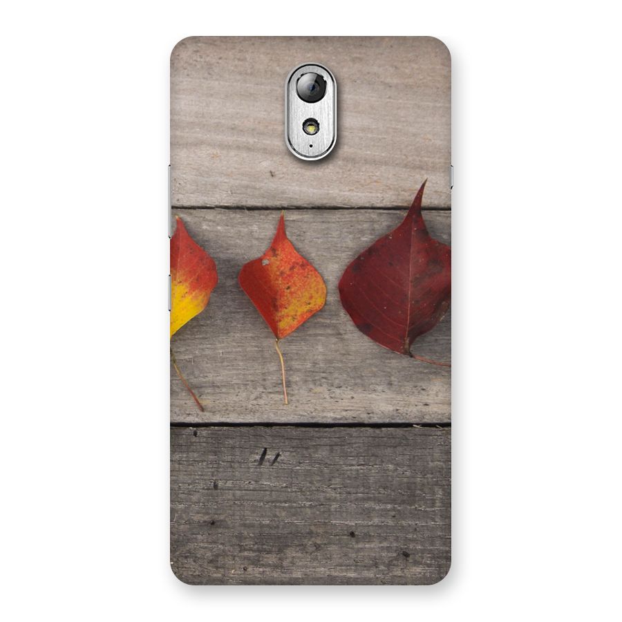 Beautiful Wood Leafs Back Case for Lenovo Vibe P1M