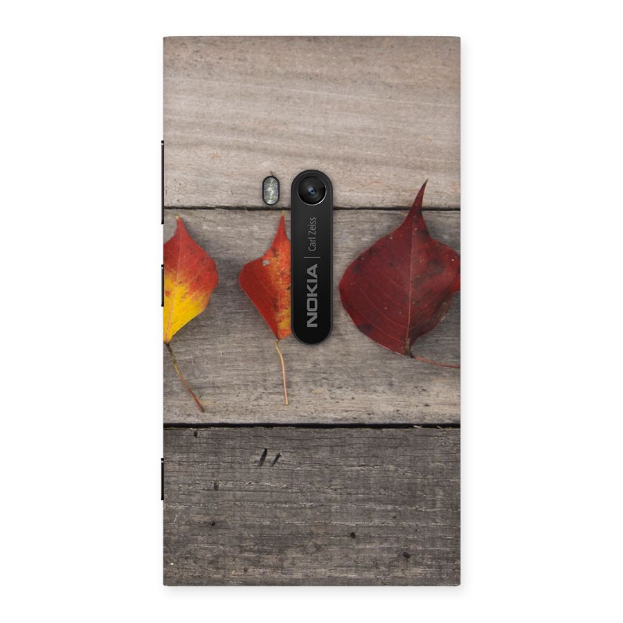 Beautiful Wood Leafs Back Case for Lumia 920