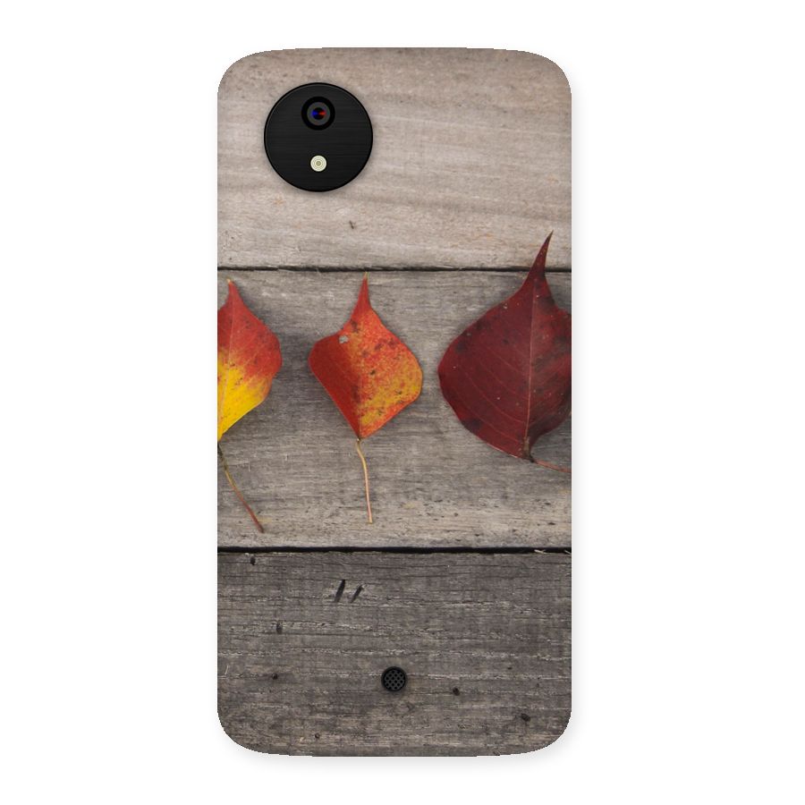 Beautiful Wood Leafs Back Case for Micromax Canvas A1