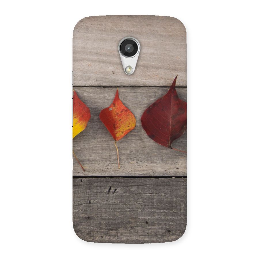 Beautiful Wood Leafs Back Case for Moto G 2nd Gen