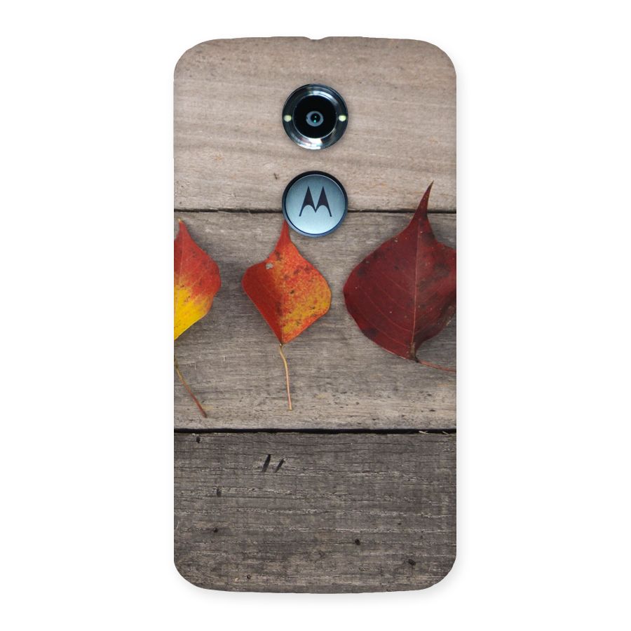 Beautiful Wood Leafs Back Case for Moto X 2nd Gen