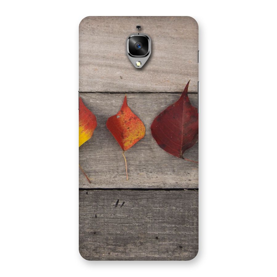 Beautiful Wood Leafs Back Case for OnePlus 3
