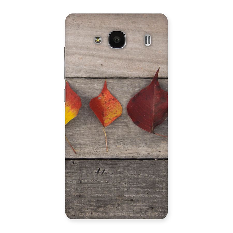 Beautiful Wood Leafs Back Case for Redmi 2 Prime