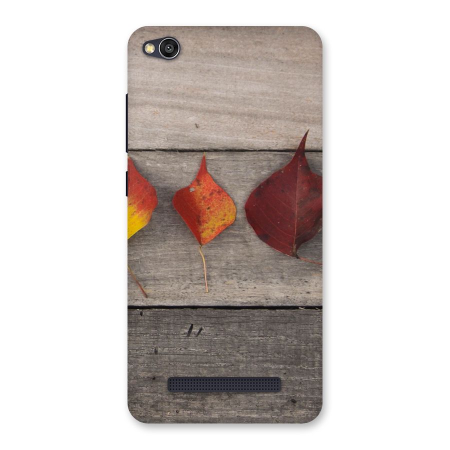 Beautiful Wood Leafs Back Case for Redmi 4A