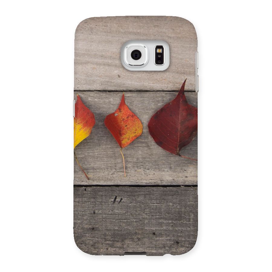 Beautiful Wood Leafs Back Case for Samsung Galaxy S6