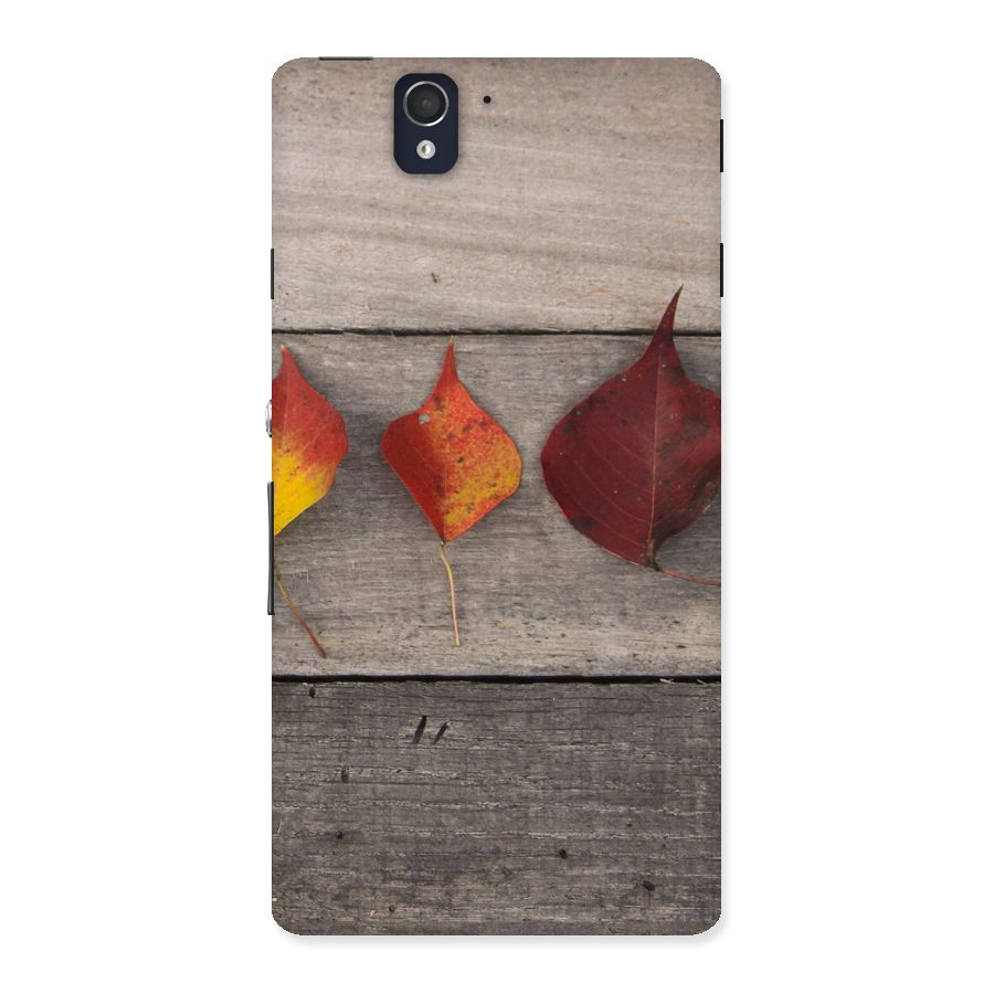 Beautiful Wood Leafs Back Case for Sony Xperia Z
