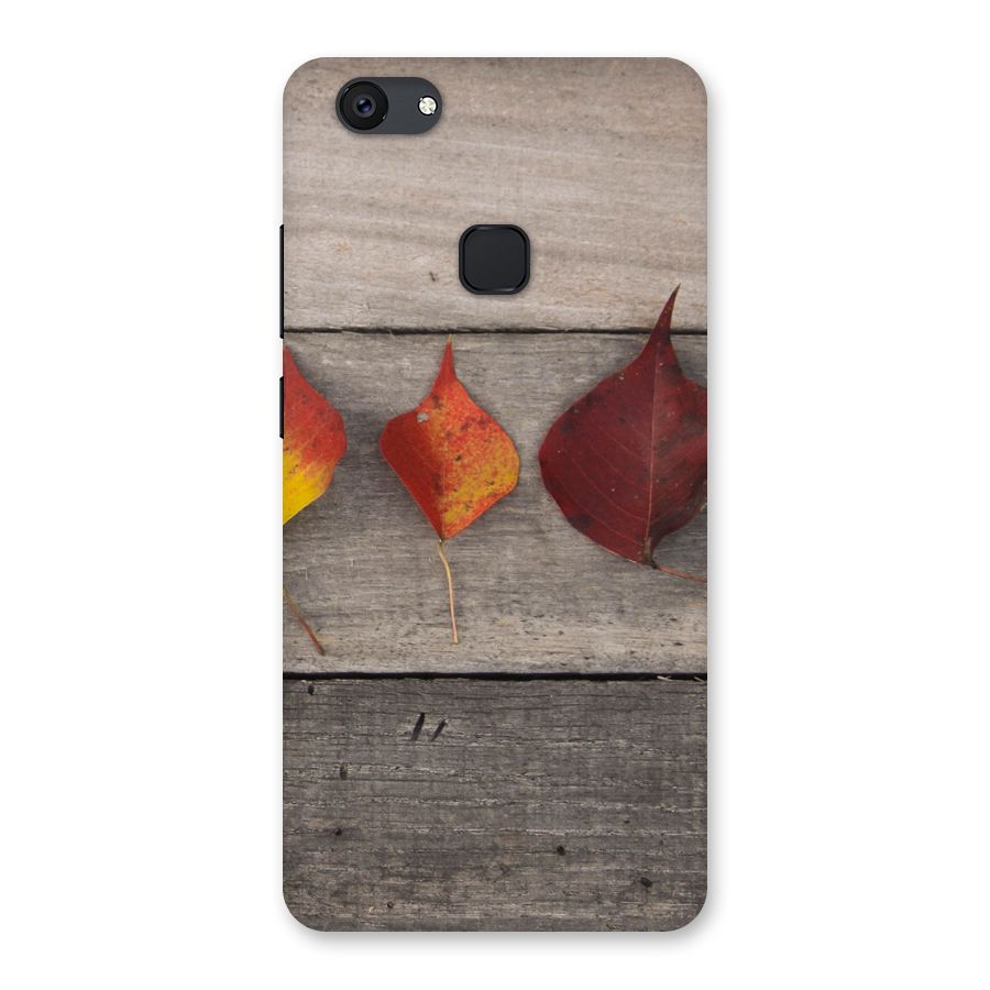 Beautiful Wood Leafs Back Case for Vivo V7 Plus