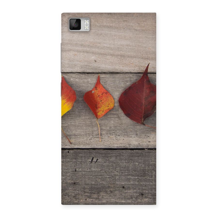 Beautiful Wood Leafs Back Case for Xiaomi Mi3