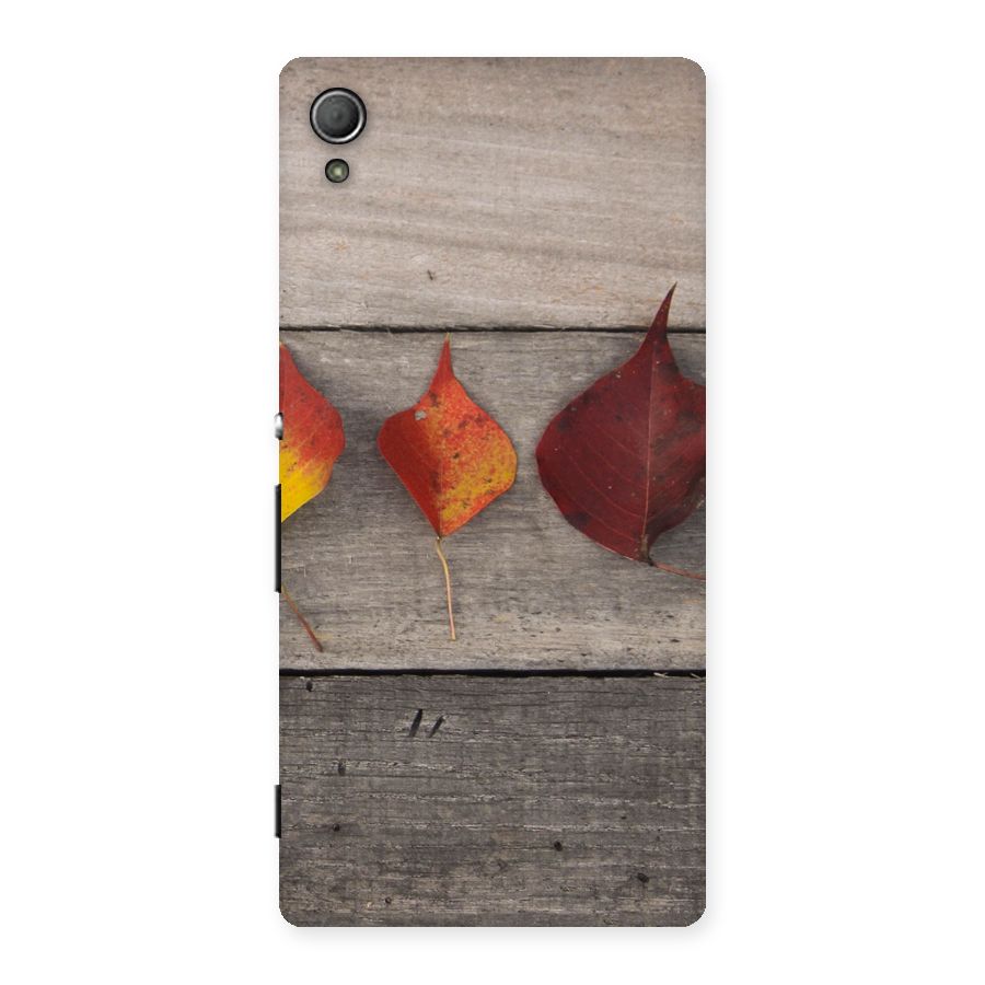 Beautiful Wood Leafs Back Case for Xperia Z4
