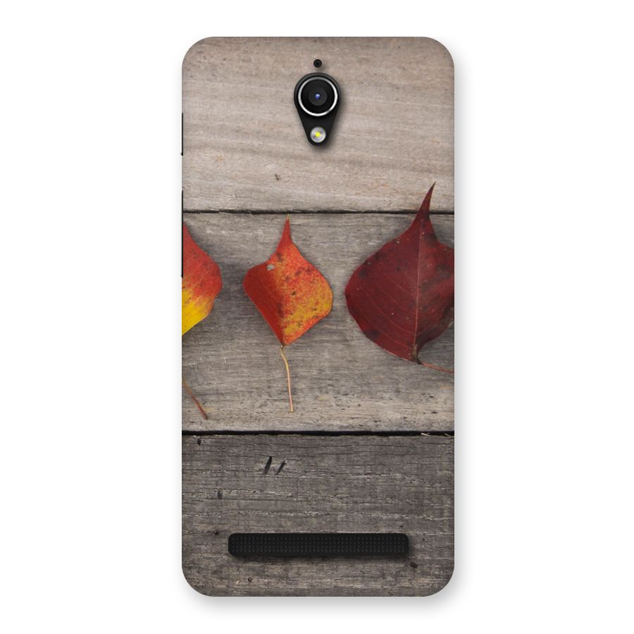 Beautiful Wood Leafs Back Case for Zenfone Go