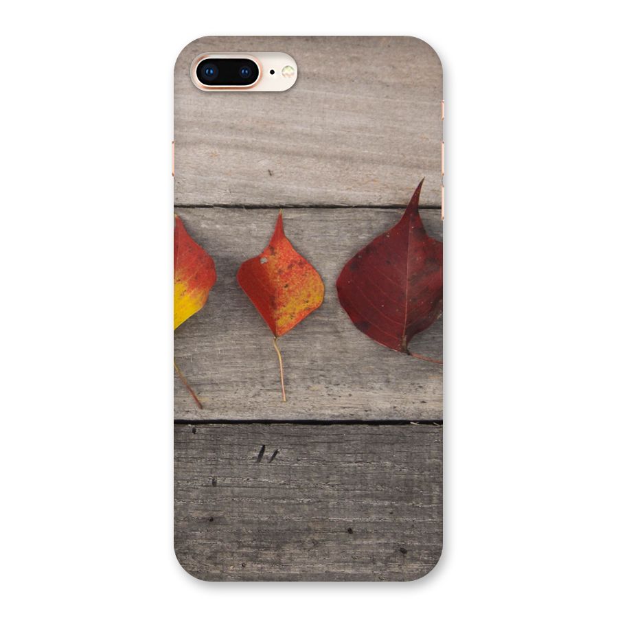 Beautiful Wood Leafs Back Case for iPhone 8 Plus