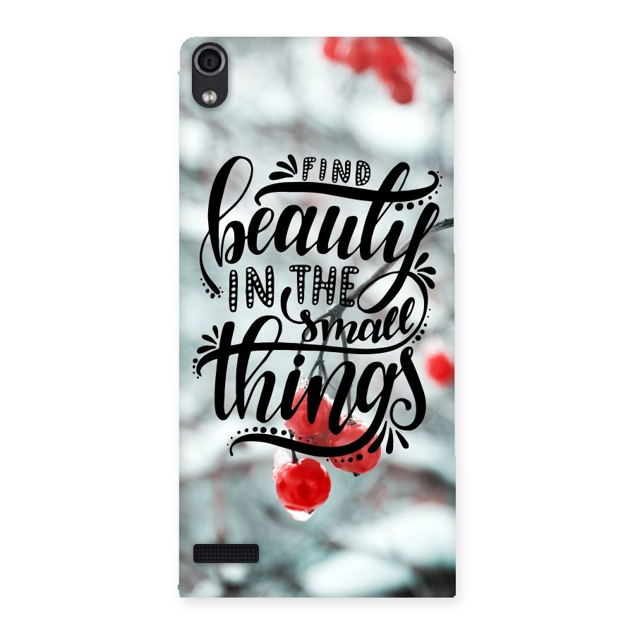 Beauty in Small Things Back Case for Ascend P6