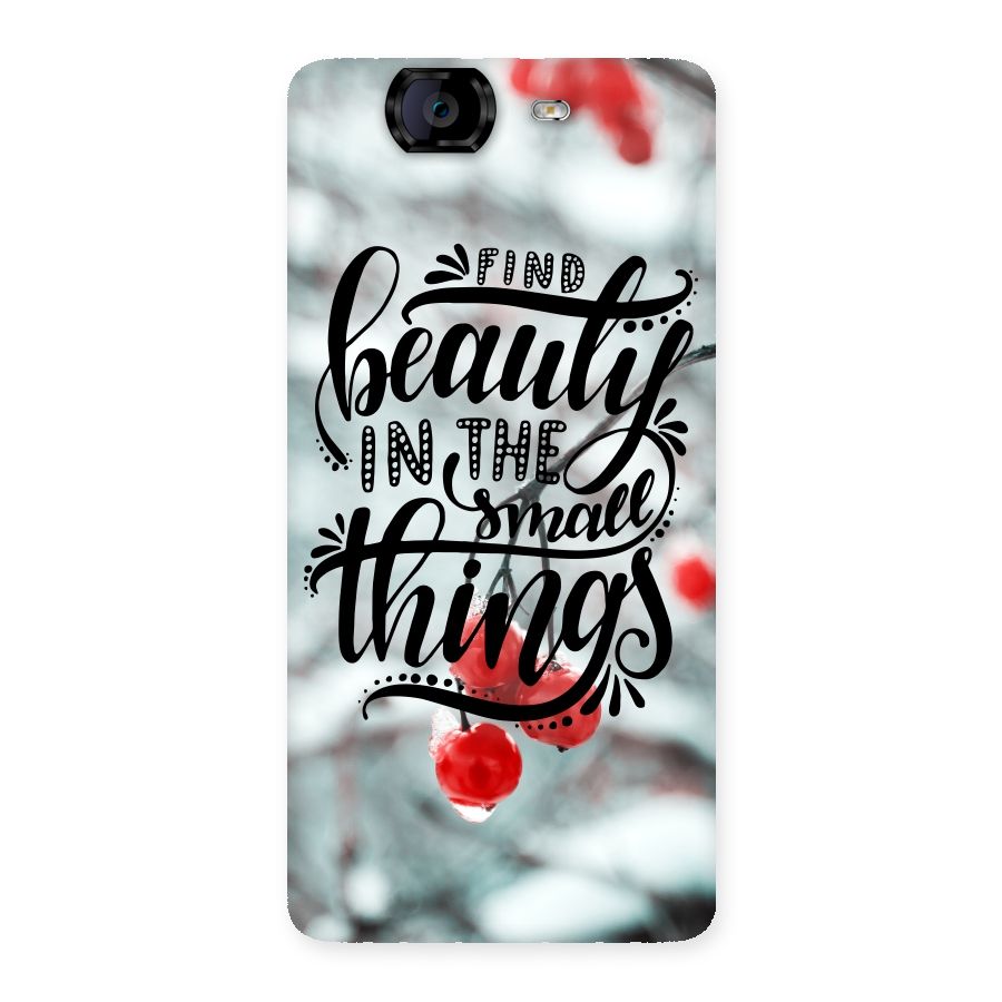 Beauty in Small Things Back Case for Canvas Knight A350