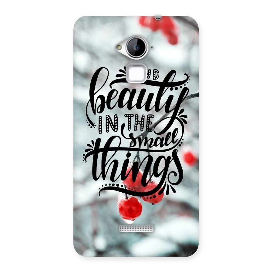 Beauty in Small Things Back Case for Coolpad Note 3