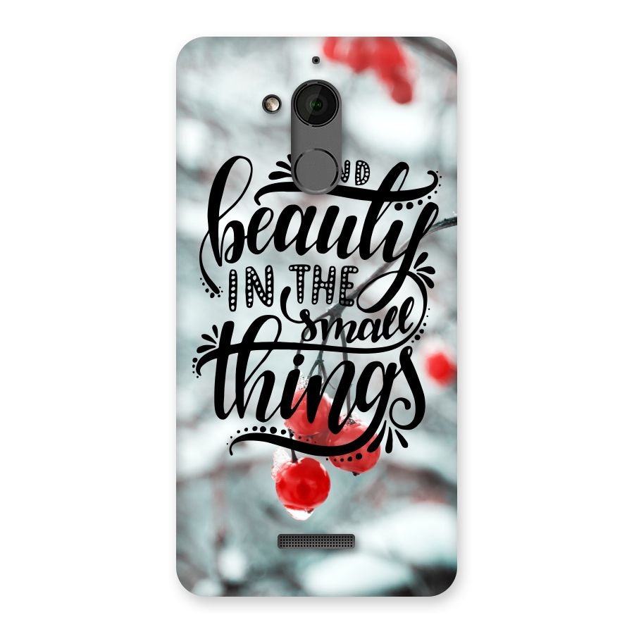 Beauty in Small Things Back Case for Coolpad Note 5