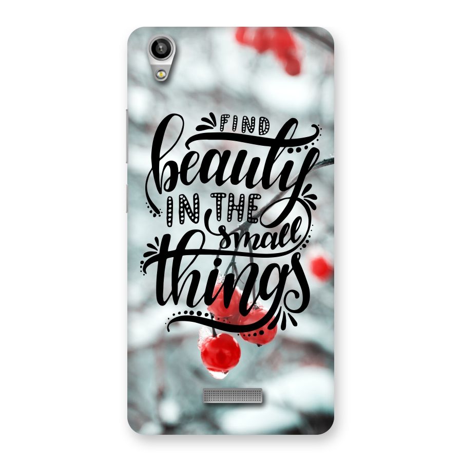 Beauty in Small Things Back Case for Lava-Pixel-V1